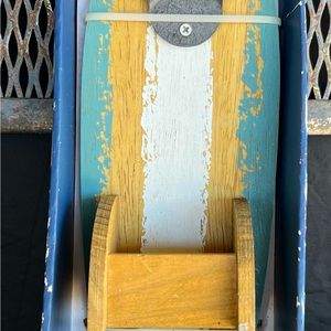 High Tide Surfboard Mounted Bottle Opener by WEMCO, New